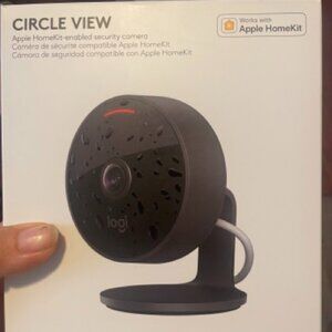 Logitech homekit-compatible security camera (circle view)
